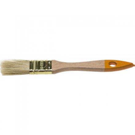 Кисть флейцевая DEXX, деревянная ручка, натуральная щетина, индивидуальная упаковка, 25мм 0100-025_z02 купить в Когалыме