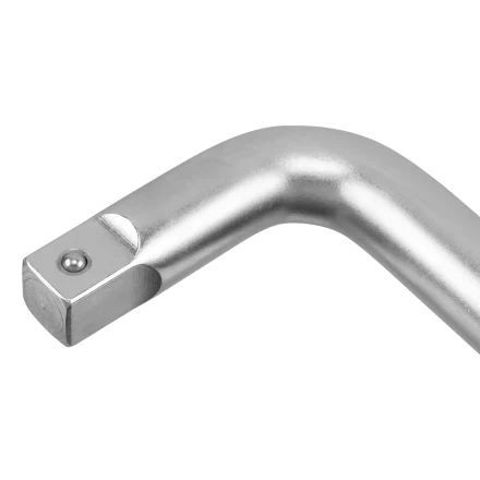 Вороток Г-образный, 300*100 мм, квадрат 3/4&quot;, CrV, матовый хром Denzel 14068 купить в Когалыме