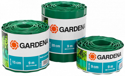 Бордюр зеленый 20 см, длина 9 м  GARDENA купить в Когалыме