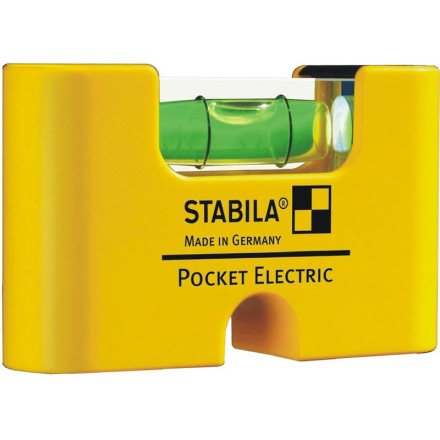 Уровень тип  Pocket Electric  70x20x40мм с магнитом и пазом под отвертку   STABILA купить в Когалыме
