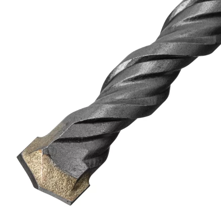 Бур по бетону Denzel, 12 x 260 мм, двойная спираль, три пылеотводящие кромки, 705025 купить в Когалыме
