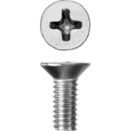 Винт ЗУБР "МАСТЕР" DIN 965, класс прочности 4.8, оцинкованный, M4x10мм, 5кг 303110-04-010 купить в Когалыме