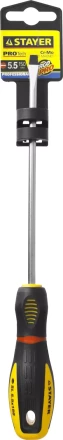 Отвертка STAYER &quot;PROFI&quot; &quot;PROTech&quot;, двухкомп рукоятка, намагниченная, Cr-Mo, SL5,5x150мм 25131-05-15_z02 купить в Когалыме