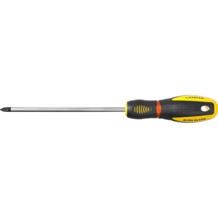 Отвертка STAYER &quot;PROFI&quot; &quot;PROTech&quot;, двухкомп рукоятка, намагниченная, Cr-Mo, PH2x150мм 25132-2-15_z02 купить в Когалыме