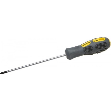 Отвертка STAYER &quot;PROFESSIONAL&quot; &quot;MAX-GRIP&quot; слесарная, Cr-V, намагниченная, PZ №0х100мм 25822-0-100 G купить в Когалыме