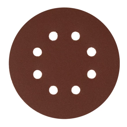 Круг абразивный на ворсовой подложке под &quot;липучку&quot;, перфорированный, P 180, 125 мм, 5 шт Сибртех 738087 купить в Когалыме