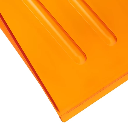 Лопата для уборки снега поликарбонат Сибртех, 465х410х1390 мм, стальной черенок, усиленная 61655 купить в Когалыме