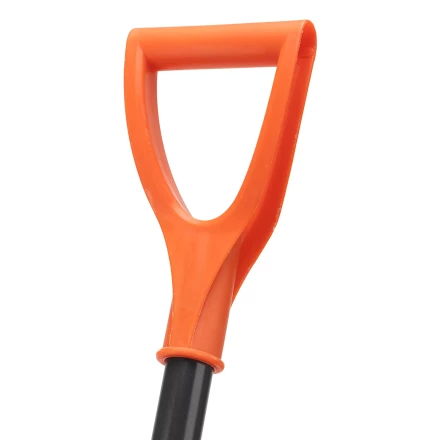 Лопата для уборки снега поликарбонат Сибртех, 465х410х1390 мм, стальной черенок, усиленная 61655 купить в Когалыме