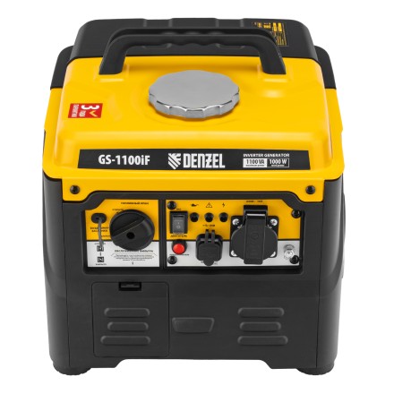 Генератор инверторный DENZEL GS-1100iF 94706, 1,1 кВт, 230 В, ручной старт купить в Когалыме