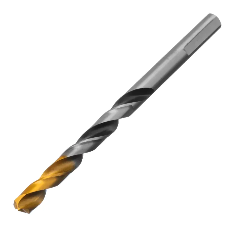 Сверло спиральное по металлу Denzel 7,0 x 109мм, Р6М5, Golden Tip, многогранная заточка 718280 купить в Когалыме