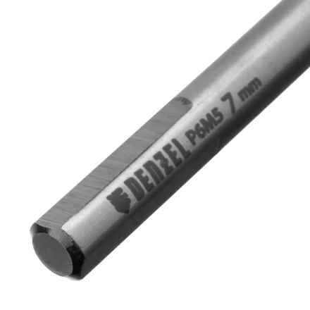 Сверло спиральное по металлу Denzel 7,0 x 109мм, Р6М5, Golden Tip, многогранная заточка 718280 купить в Когалыме