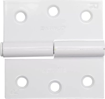 Петля дверная STAYER "MASTER" разъемная, цвет белый, правая, 75мм 37613-75-2R купить в Когалыме
