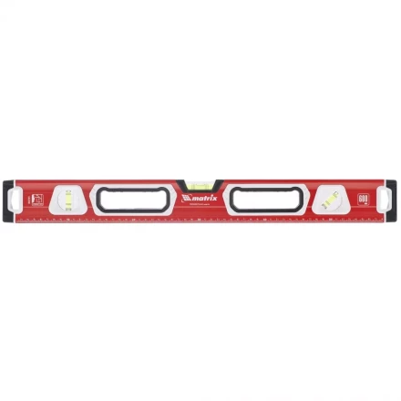 Уровень алюминиевый магнитный 800 мм с зеркальным глазком MATRIX 2 компонентные рукоятки артикул 34732 купить в Когалыме