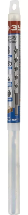 ЗУБР. Сверло по дереву, спираль Левиса, HEX хвостовик, 6х235мм 2948-235-06_z01 купить в Когалыме