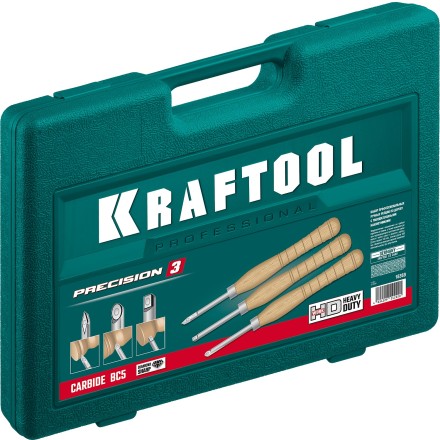 Набор профессиональных ручных резцов по дереву KRAFTOOL 18369 купить в Когалыме