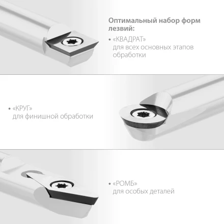 Набор профессиональных ручных резцов по дереву KRAFTOOL 18369 купить в Когалыме