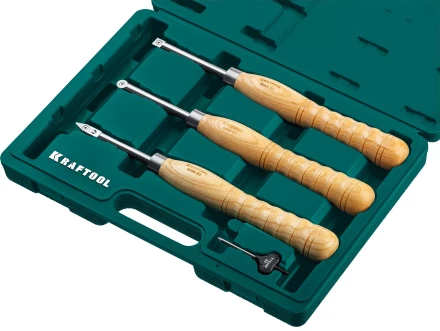 Набор профессиональных ручных резцов по дереву KRAFTOOL 18369 купить в Когалыме