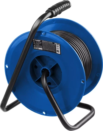 Удлинитель на катушке &quot;ПВС 315&quot;, 30 м, 3500 Вт, 4 гнезда, IP44, ПВС 3х1,5 кв мм, ЗУБР 55081-30 купить в Когалыме