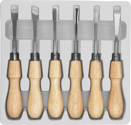 Фигурные стамески ЗУБР 6 предм Профессионал 18373-H6 купить в Когалыме