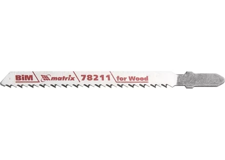 Полотна для электролобзика по дереву 3 шт T101BF 75 x 2,5мм Bimetal MATRIX Professional 78211 купить в Когалыме