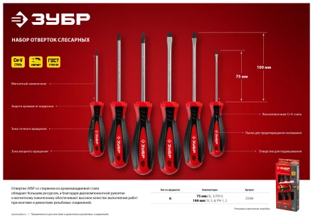 Наборы отверток серия МАСТЕР купить в Когалыме