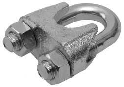 Зажимы троса DIN 741 промфасовка серия ПРОФЕССИОНАЛ