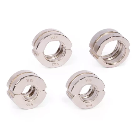 Набор матриц КВТ V (15–28 мм) для опрессовки фитингов из меди и нержавеющей стали (89623) купить в Когалыме