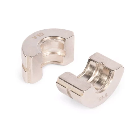 Набор матриц КВТ V (15–28 мм) для опрессовки фитингов из меди и нержавеющей стали (89623) купить в Когалыме