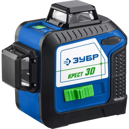 ЗУБР КРЕСТ 3D, лазерный нивелир, Профессионал (34909) купить в Когалыме