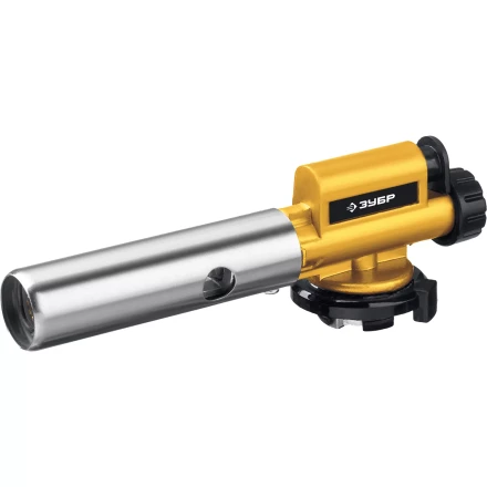 ЗУБР ГПМ-800, 1300°C, цельнометаллическая, газовая горелка с пьезоподжигом на баллон с цанговым соединением, Профессионал (55550) купить в Когалыме