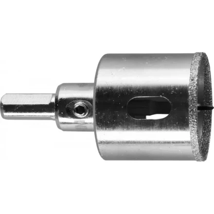 Коронка ЗУБР алмазная в сборе по кафелю, керамике с центрирующим сверлом и имбусовым ключом, зерно 60, 32мм 29850-32 купить в Когалыме