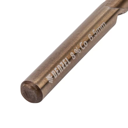 Сверло по металлу, 6,5 мм, HSS Co-8%// Denzel 71446 купить в Когалыме