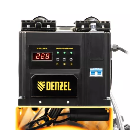 Компрессор безмасляный, малошумный Denzel DLS 3300/100, 3300 Вт,3x1100, 100 л, 570 л/мин ,блок управления купить в Когалыме