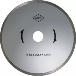 Круг алмазный ф180х25,4х2,2  К-463 1/50 25501