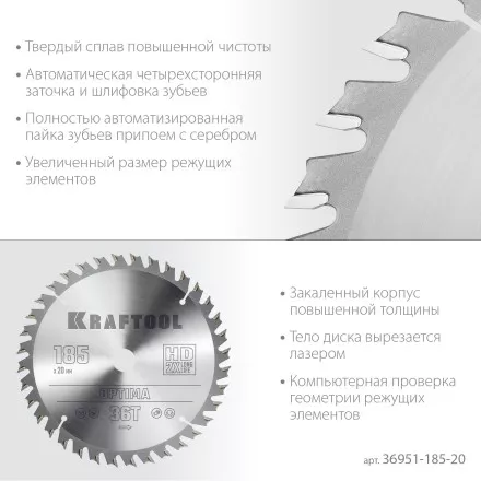 Диск пильный OPTIMA, повышенный ресурс 36951-185-20 купить в Когалыме