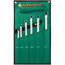 Набор ключей накидных удлиненных 10-24мм 6предметов Jonnesway  W61106S 48884