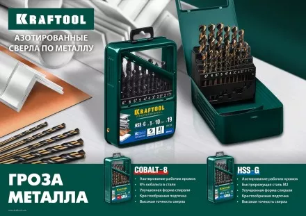 Сверло по металлу HSS-Co 29656-10.5 купить в Когалыме