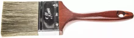 Кисть плоская STAYER &quot;LASUR - LUX&quot;, деревянная ручка, смешанная щетина, 75мм 01051-075 купить в Когалыме
