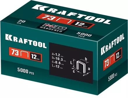 Скобы для плайера, тип 73, калибр 20GA 31773-12 купить в Когалыме