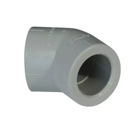 Уголок PP-R 45° 25мм серый (50/650) 44151 купить в Когалыме