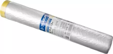 Пленка ЗУБР &quot;ПРОФЕССИОНАЛ&quot; защитная с клейкой лентой, HDPE, 10мкм, 2,7х20м 12250-270-20 купить в Когалыме