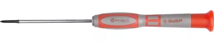 Отвертка ЗУБР &quot;МАСТЕР&quot; для точных работ, Cr-V, PH №00х75мм 25632-00-075 купить в Когалыме