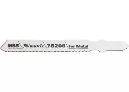 Полотна для электролобзика по металлу 3 шт T118G 50 х 0,8мм HSS MATRIX Professional 78206