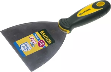 Шпательная лопатка KRAFTOOL с 2-компонент ручк, профилиров нержав полотно, 125мм 10035-125 купить в Когалыме