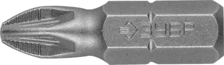 ЗУБР 2 шт, PZ2, 25 мм, кованые биты (26003-2-25-2) купить в Когалыме