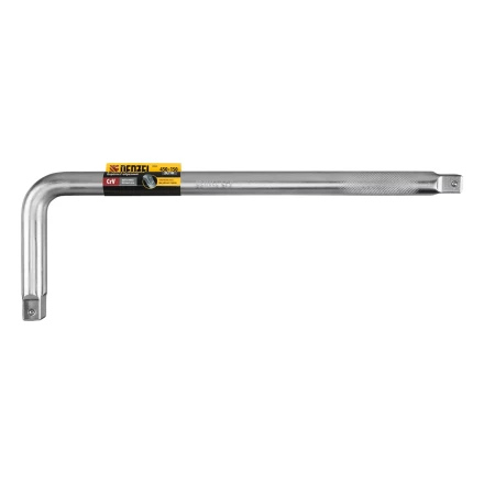 Вороток Г-образный, 450*150 мм, квадрат 3/4", CrV, матовый хром Denzel 14069 купить в Когалыме