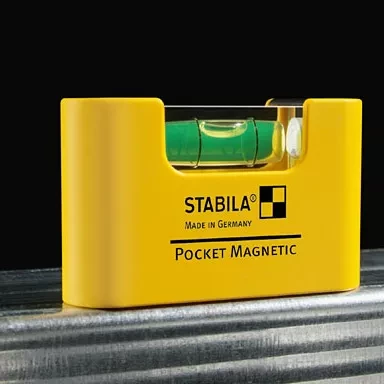 Уровень тип  Pocket Magnetic  70x20x40мм  с магнитом   STABILA купить в Когалыме
