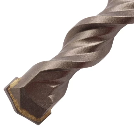 Бур по бетону Denzel, 16 x 260 мм, двойная спираль, три пылеотводящие кромки, 705038 купить в Когалыме