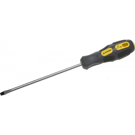 Отвертка STAYER &quot;PROFESSIONAL&quot; &quot;MAX-GRIP&quot; слесарная, Cr-V, намагниченная, SL 5,5х150мм 2580-05-150 G купить в Когалыме
