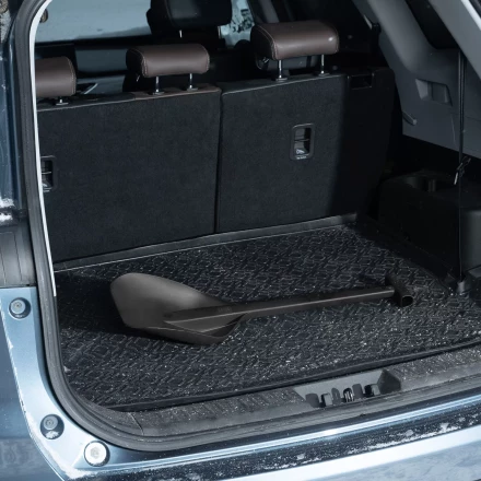 Лопата автомобильная Denzel, 230х290х690мм, сверхпрочный полиамид, 61670 купить в Когалыме